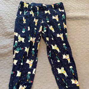 Fleece Llama Pajama Pants